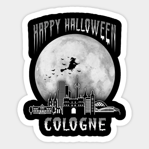 Happy Halloween Cologne Germany Sticker by travel2xplanet